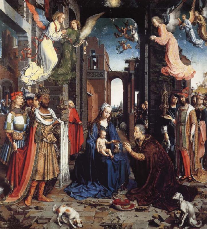Jan Gossaert Mabuse THe Adoration of the Kings France oil painting art